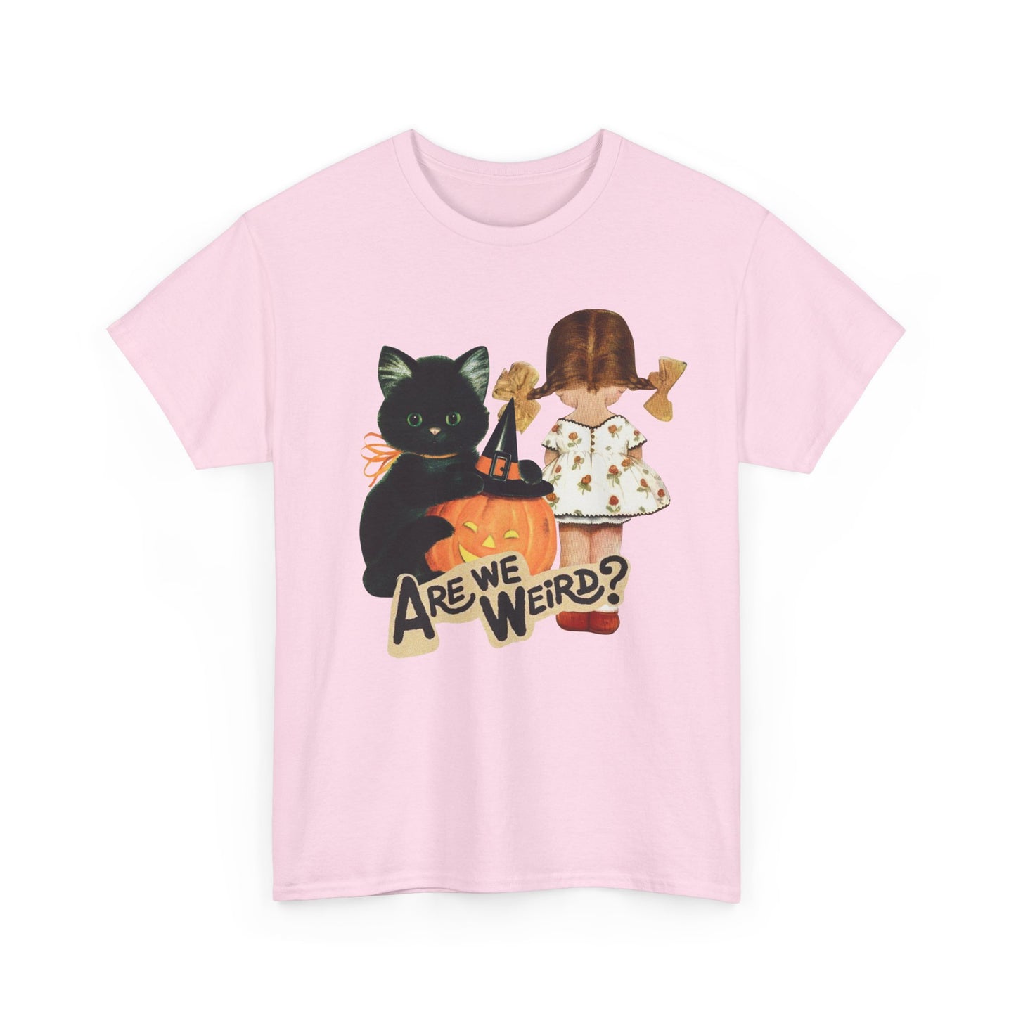 Vintage Halloween Tee, Cat Lovers Shirt, Funny Quote T-Shirt, Kitschy, Halloween Costume Tee, Unisex Cotton Top, Gift for Her