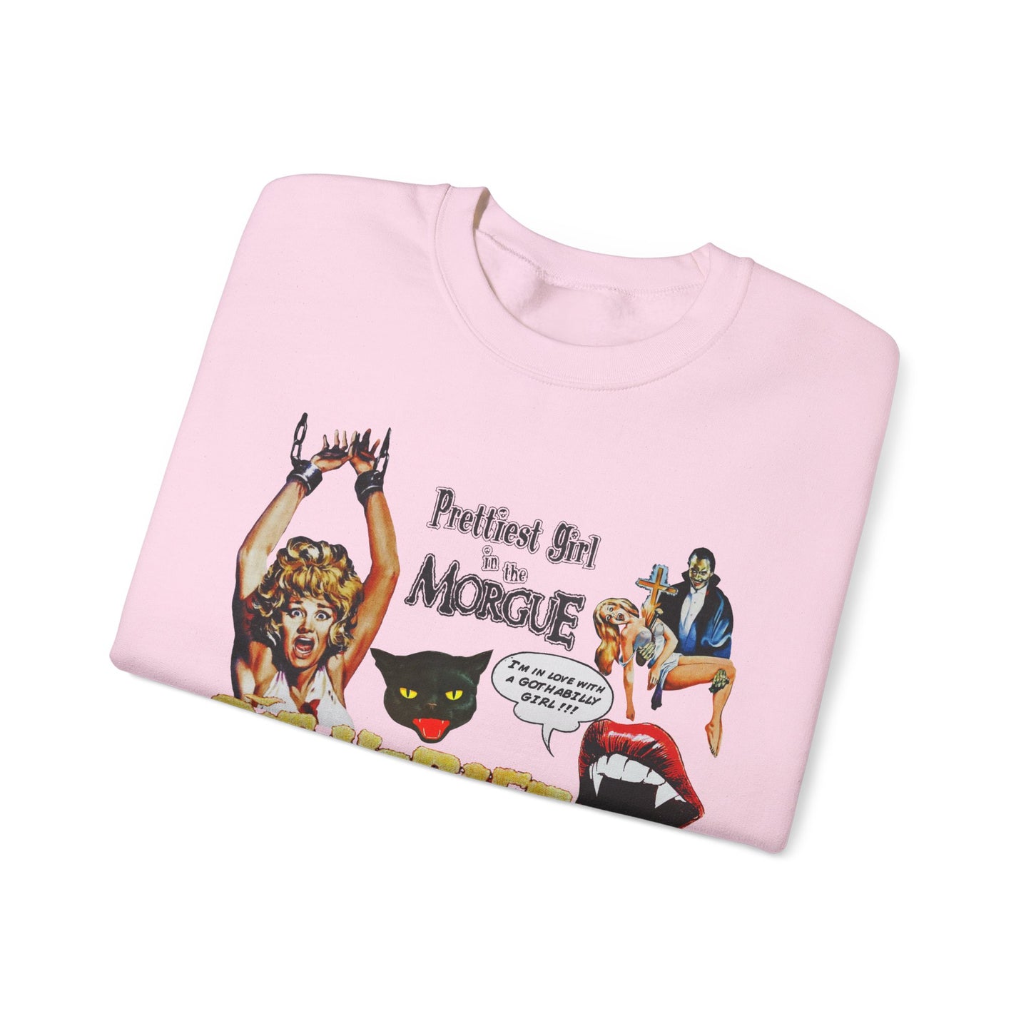 Halloween/Spooky Vintage Scream Queen Unisex Heavyweight Sweatshirt
