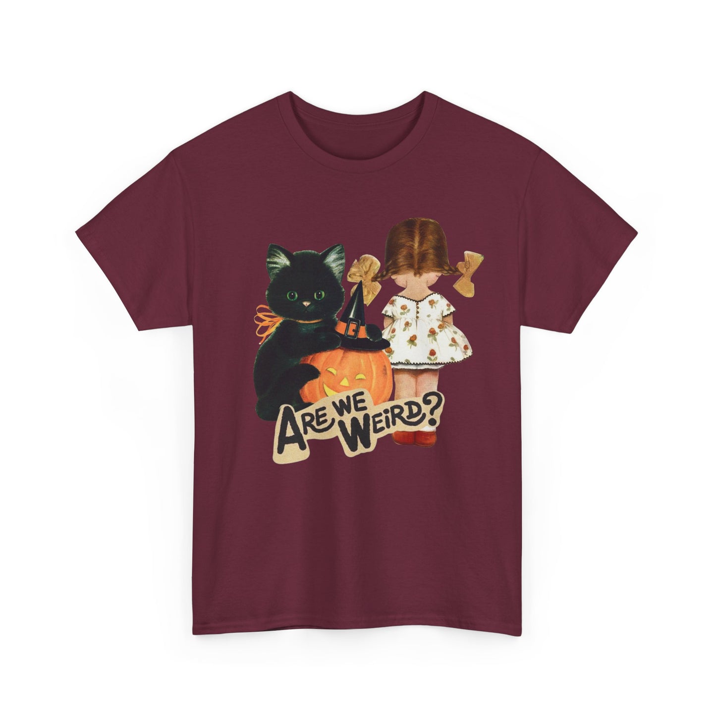 Vintage Halloween Tee, Cat Lovers Shirt, Funny Quote T-Shirt, Kitschy, Halloween Costume Tee, Unisex Cotton Top, Gift for Her
