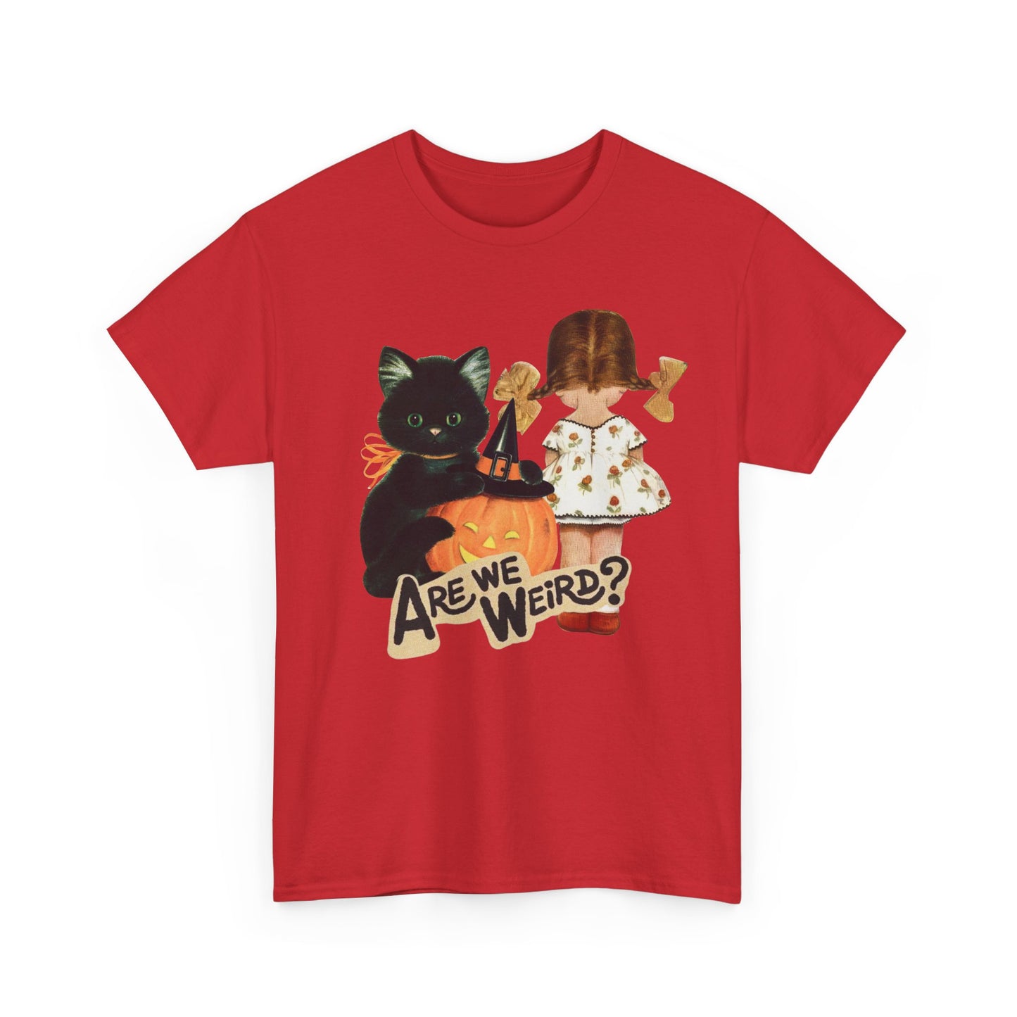 Vintage Halloween Tee, Cat Lovers Shirt, Funny Quote T-Shirt, Kitschy, Halloween Costume Tee, Unisex Cotton Top, Gift for Her