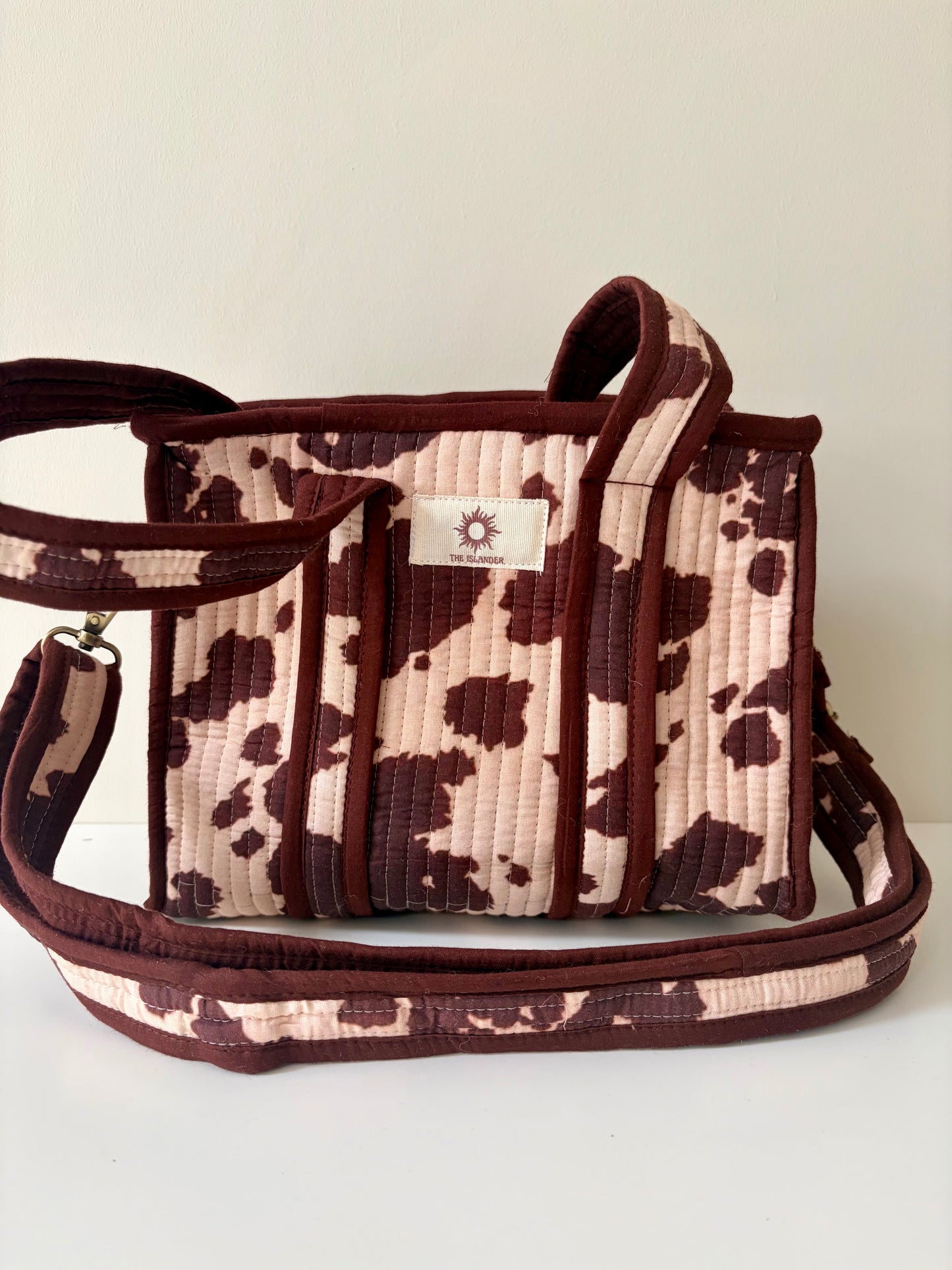 Cow Print Mini Tote Bag