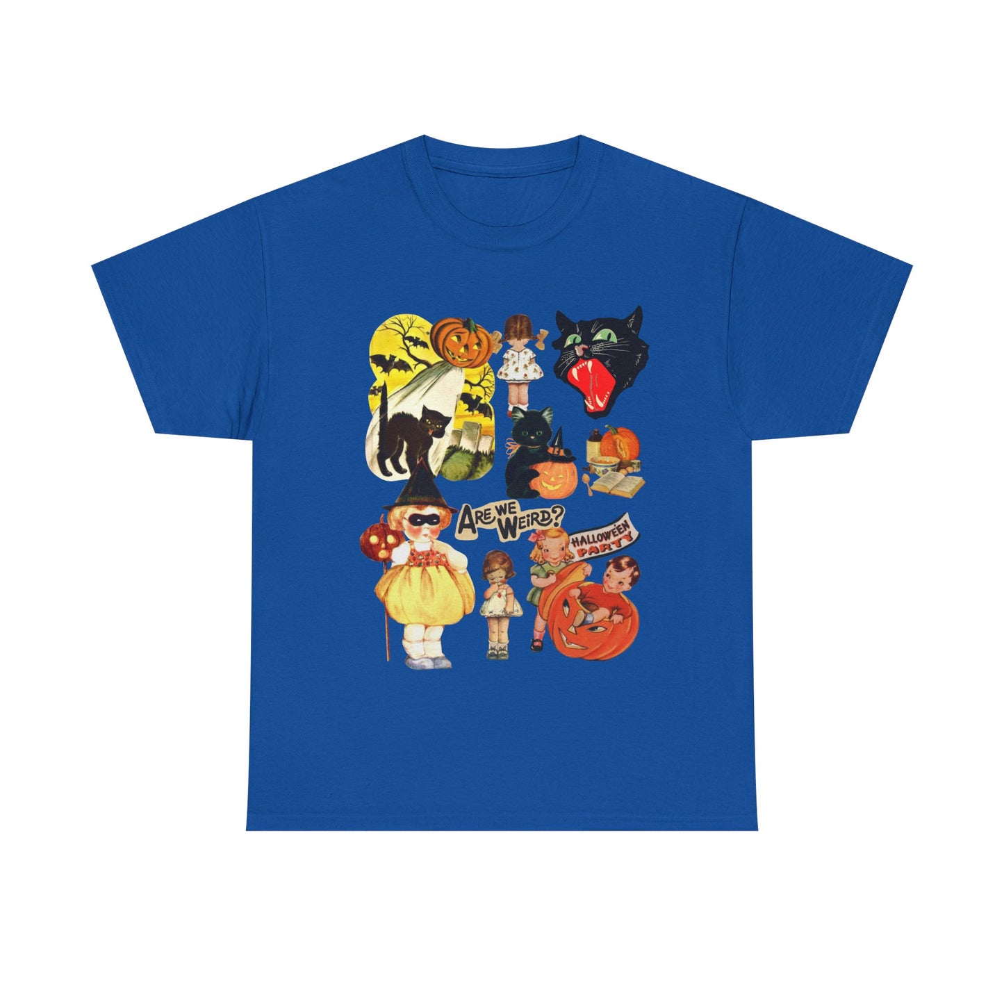 Spooky Vibes Unisex Heavy Cotton Tee - Perfect for Halloween, Trick or Treating, Fall Gatherings, Casual Wear, Ghostly Events