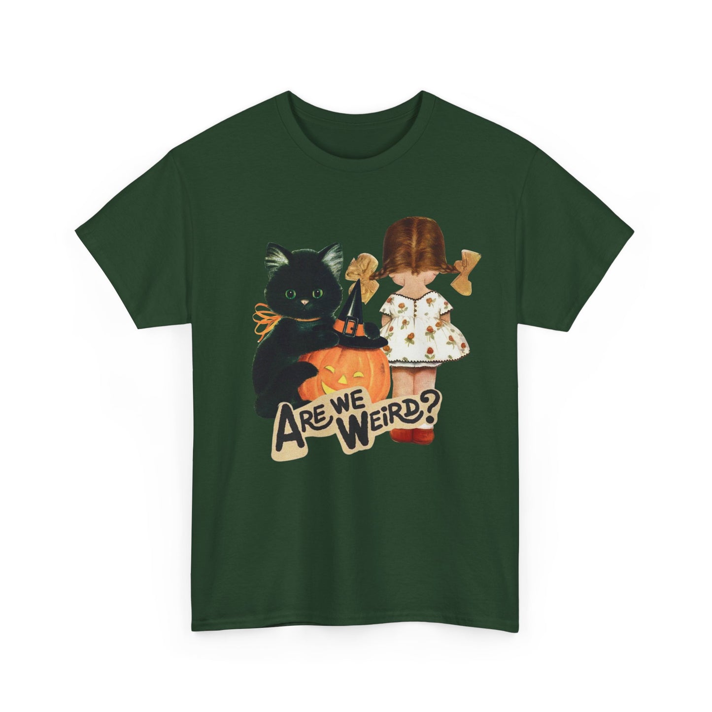 Vintage Halloween Tee, Cat Lovers Shirt, Funny Quote T-Shirt, Kitschy, Halloween Costume Tee, Unisex Cotton Top, Gift for Her
