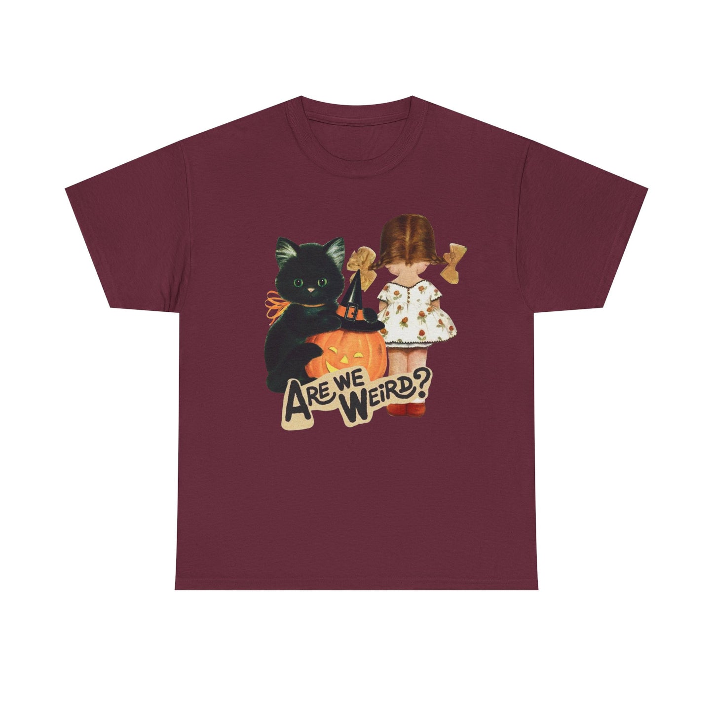 Vintage Halloween Tee, Cat Lovers Shirt, Funny Quote T-Shirt, Kitschy, Halloween Costume Tee, Unisex Cotton Top, Gift for Her
