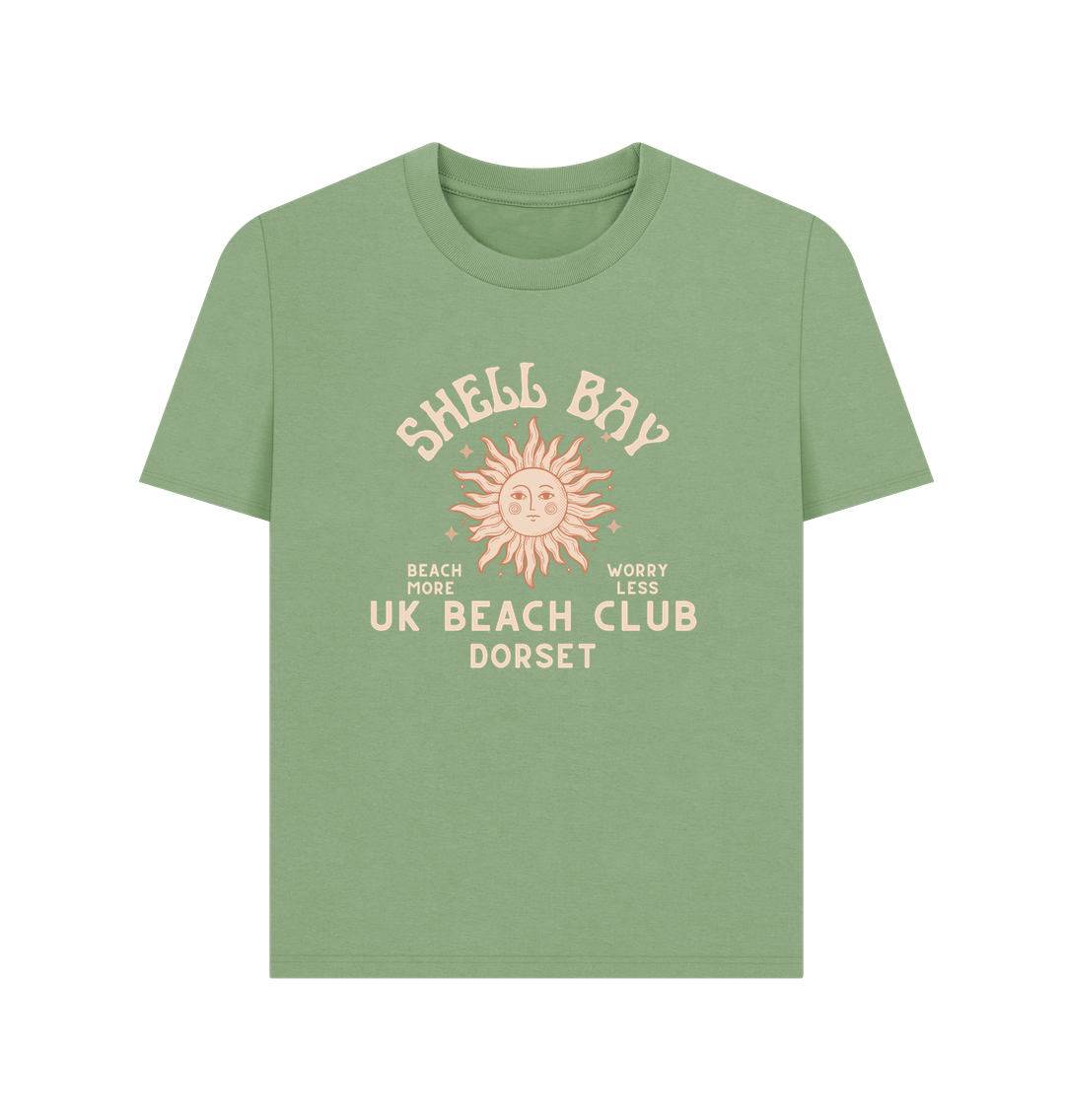 Sage Shell Bay - UK Beaches - Dorset - Women's T Shirt