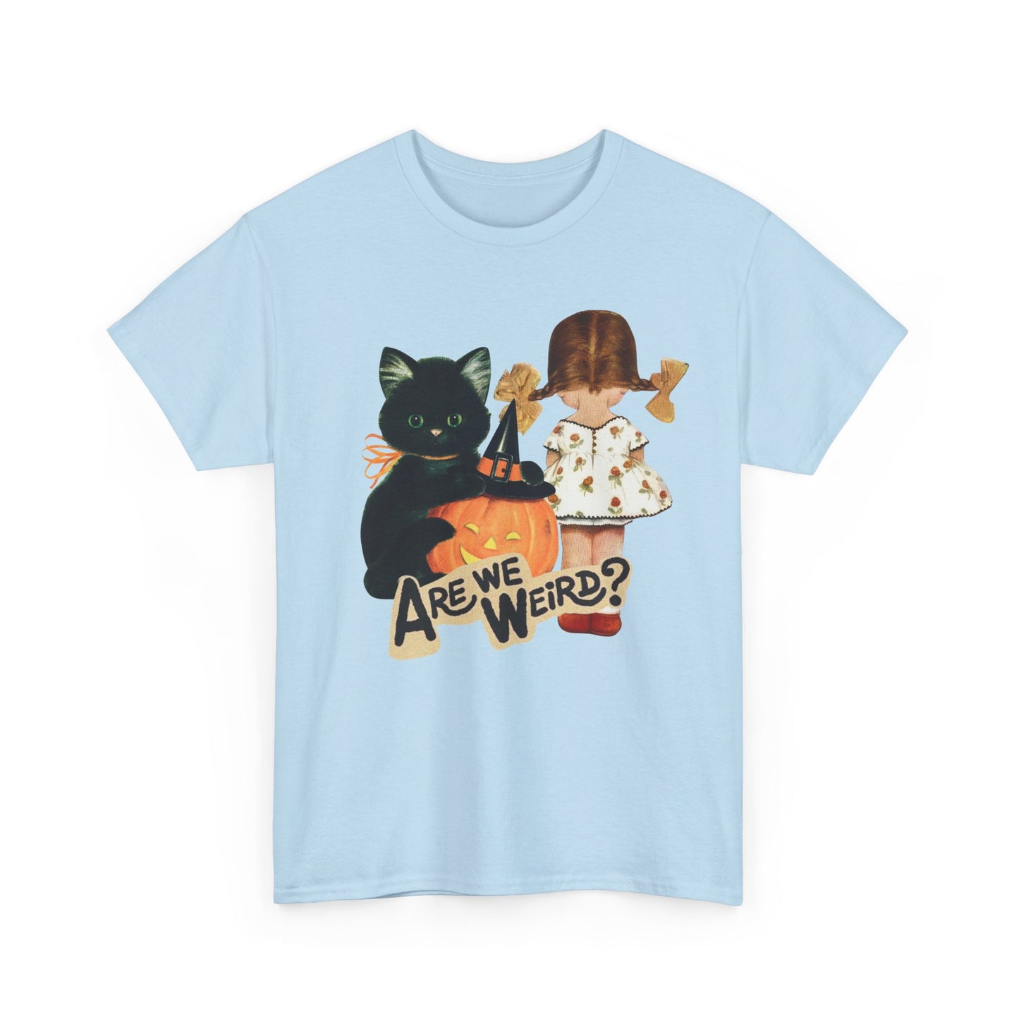 Vintage Halloween Tee, Cat Lovers Shirt, Funny Quote T-Shirt, Kitschy, Halloween Costume Tee, Unisex Cotton Top, Gift for Her