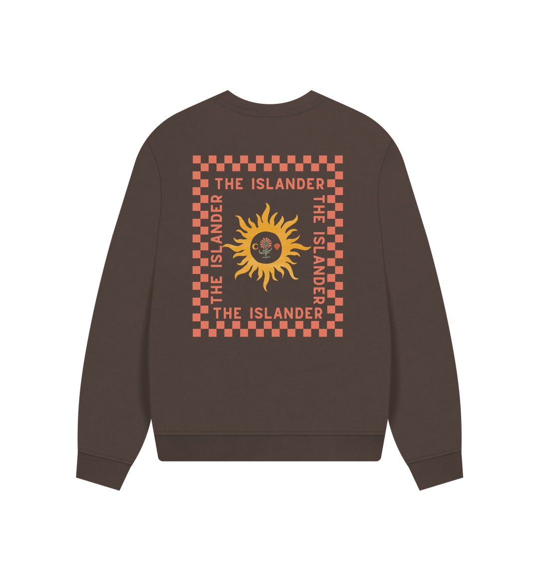 Chocolate Printed Sweater