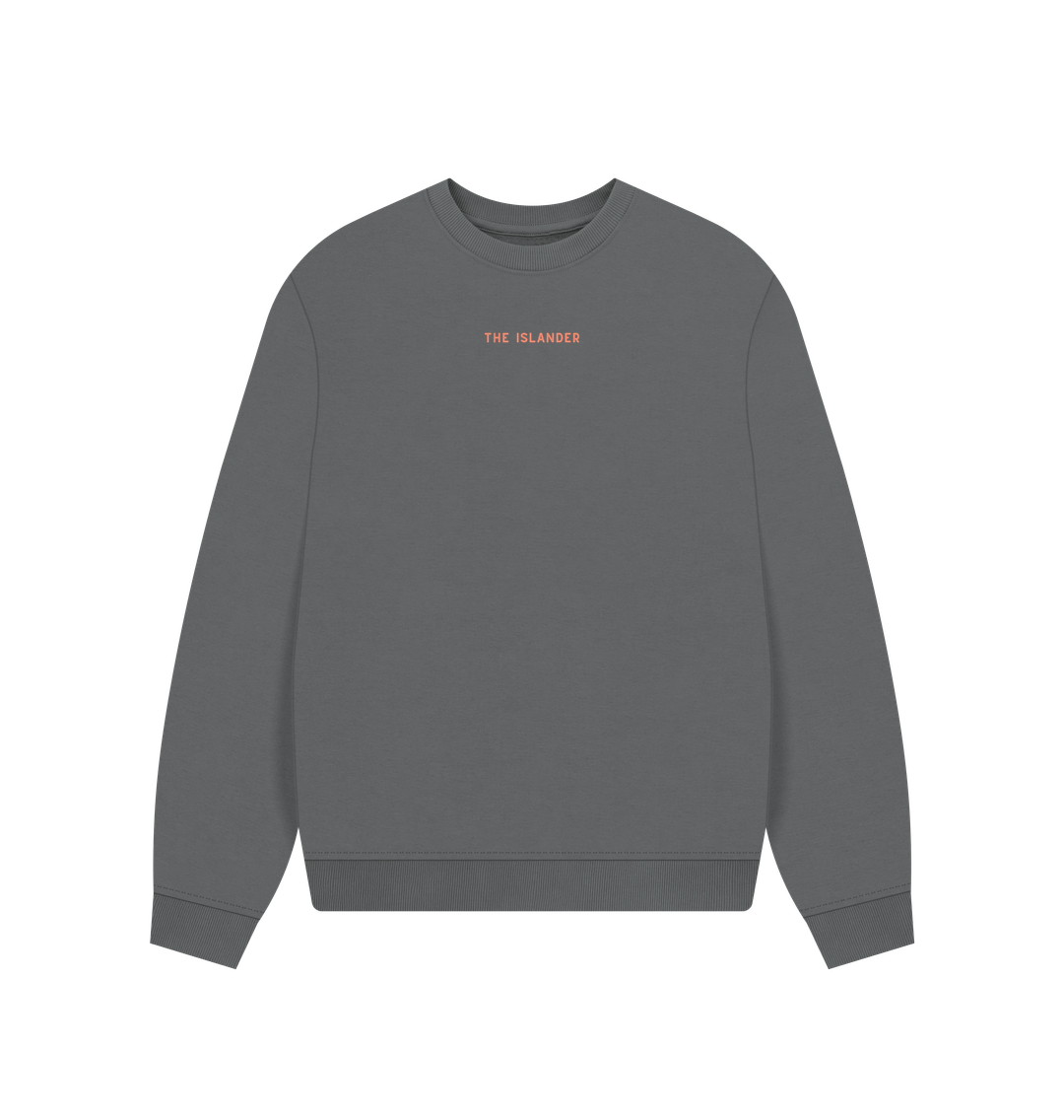 Slate Grey Printed Sweater