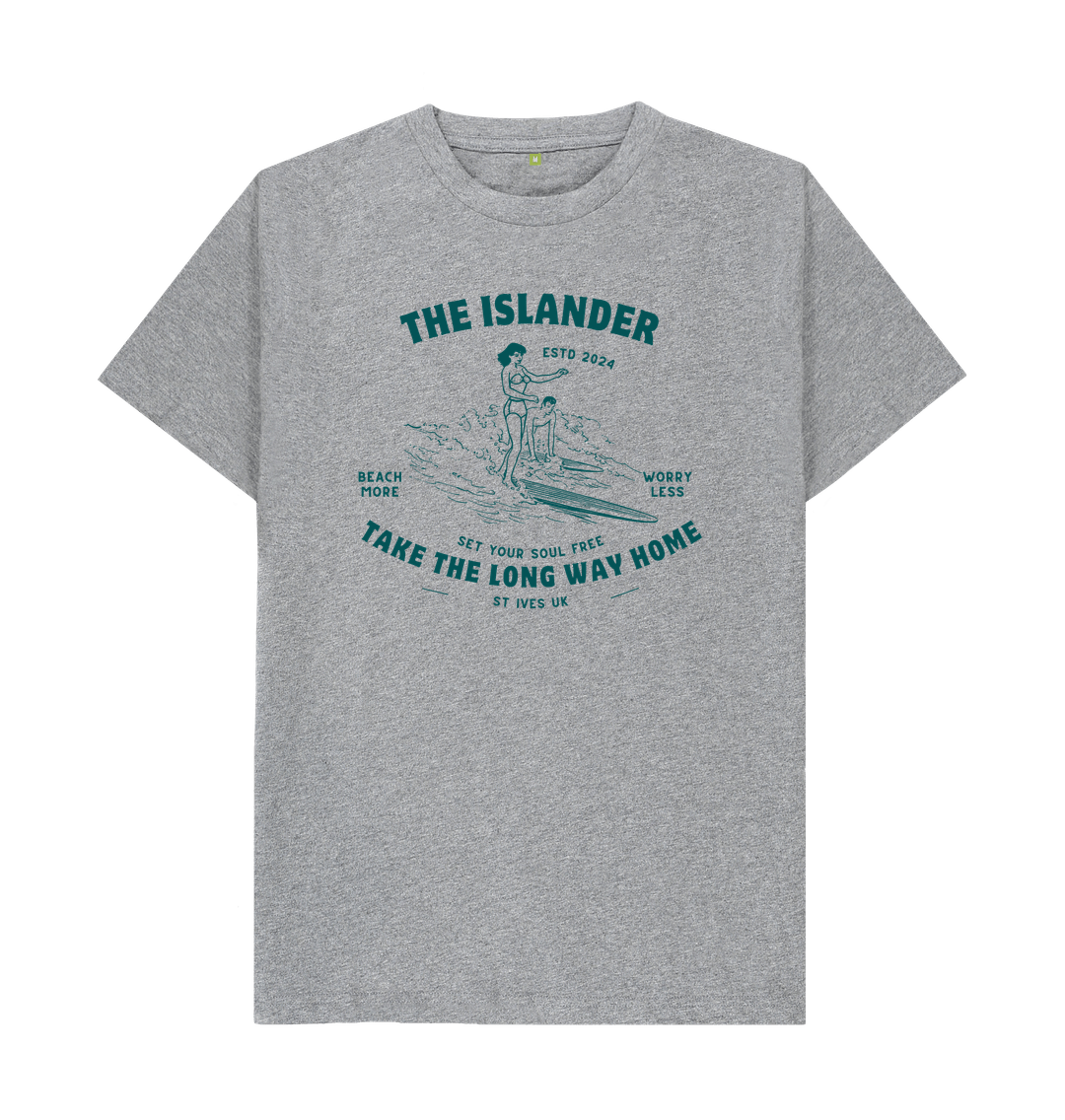 Athletic Grey Printed T-shirt