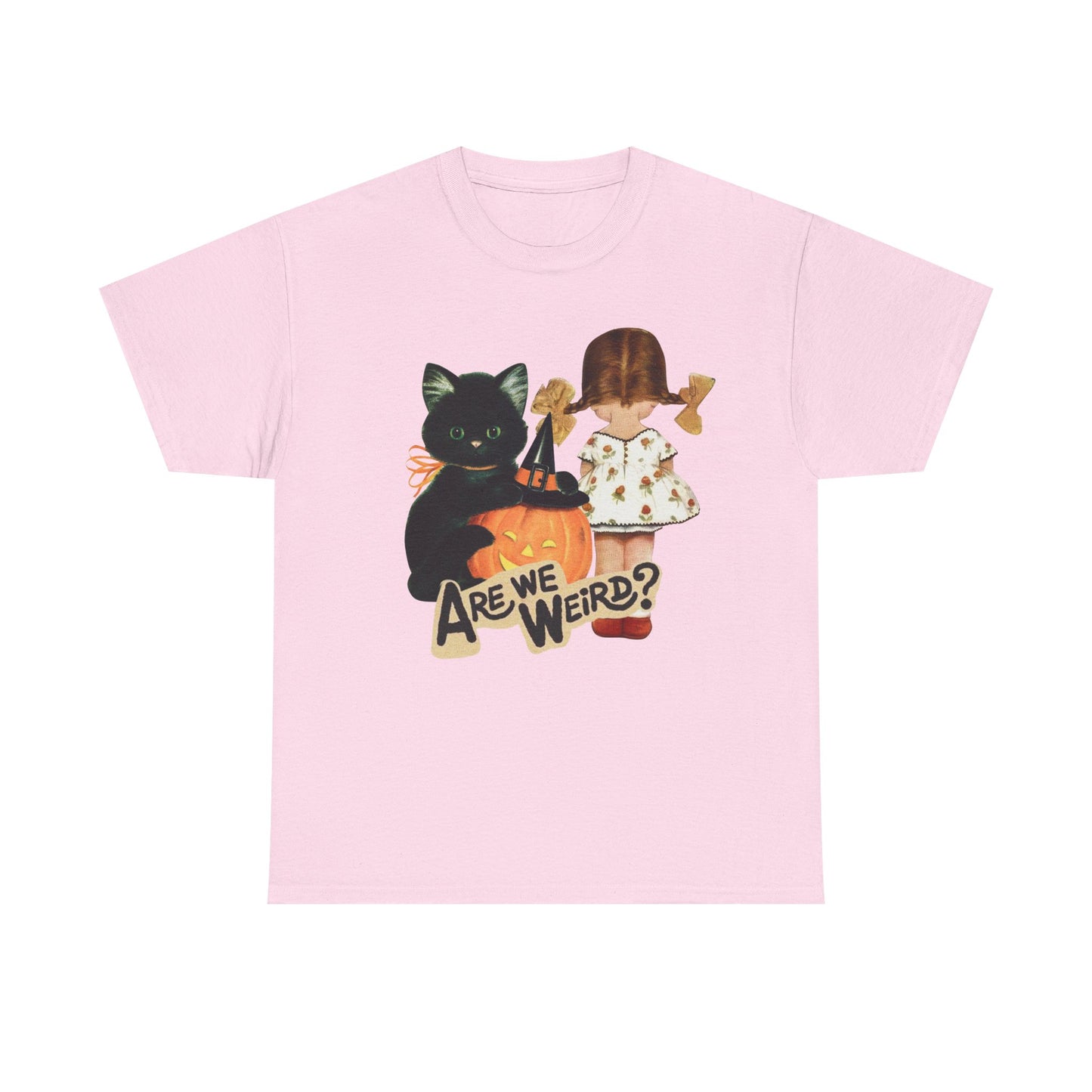 Vintage Halloween Tee, Cat Lovers Shirt, Funny Quote T-Shirt, Kitschy, Halloween Costume Tee, Unisex Cotton Top, Gift for Her