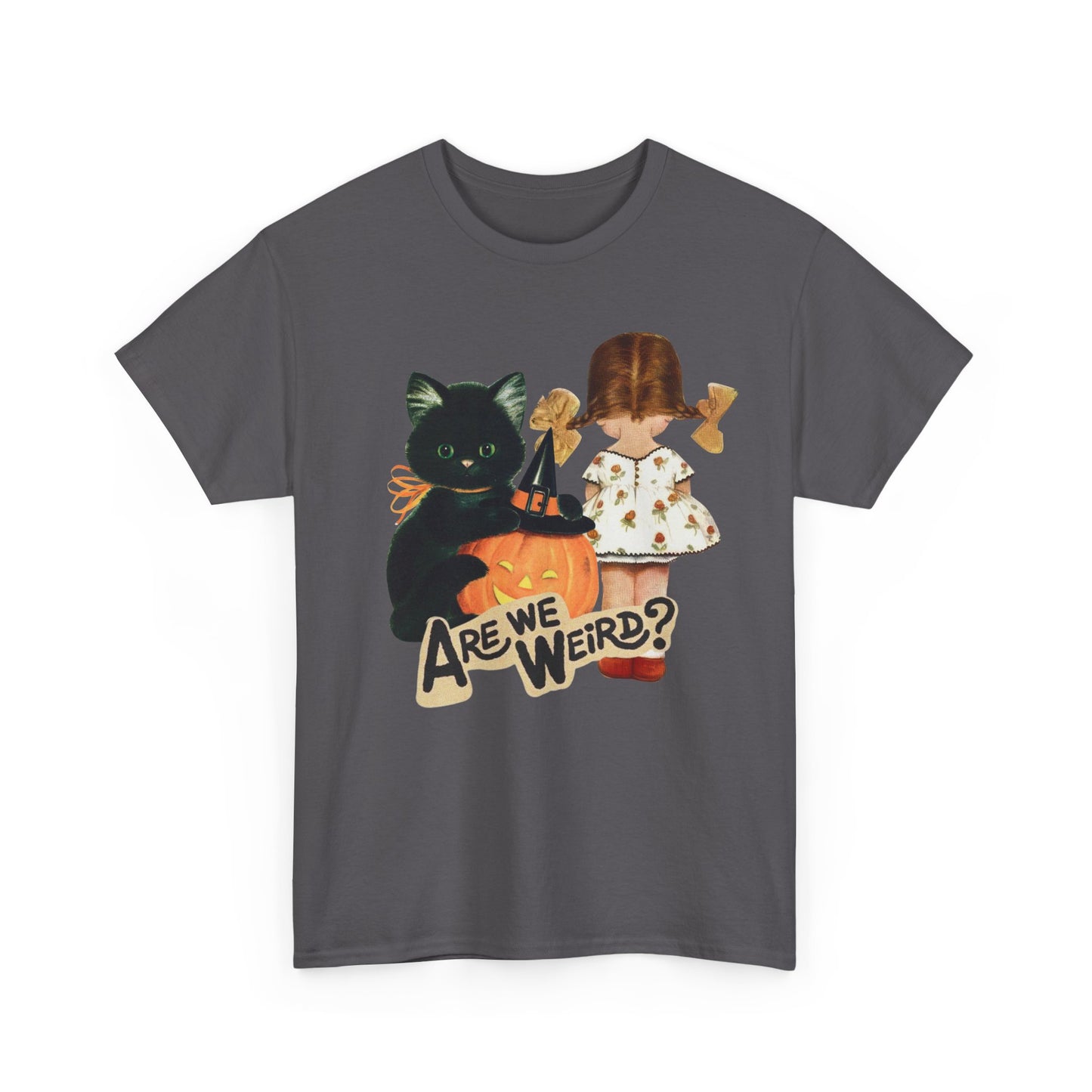 Vintage Halloween Tee, Cat Lovers Shirt, Funny Quote T-Shirt, Kitschy, Halloween Costume Tee, Unisex Cotton Top, Gift for Her
