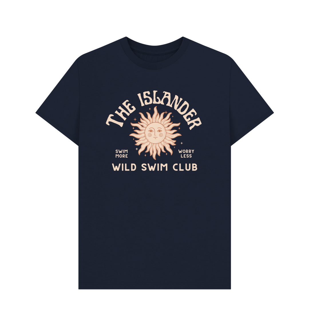 Navy Blue Printed T-shirt