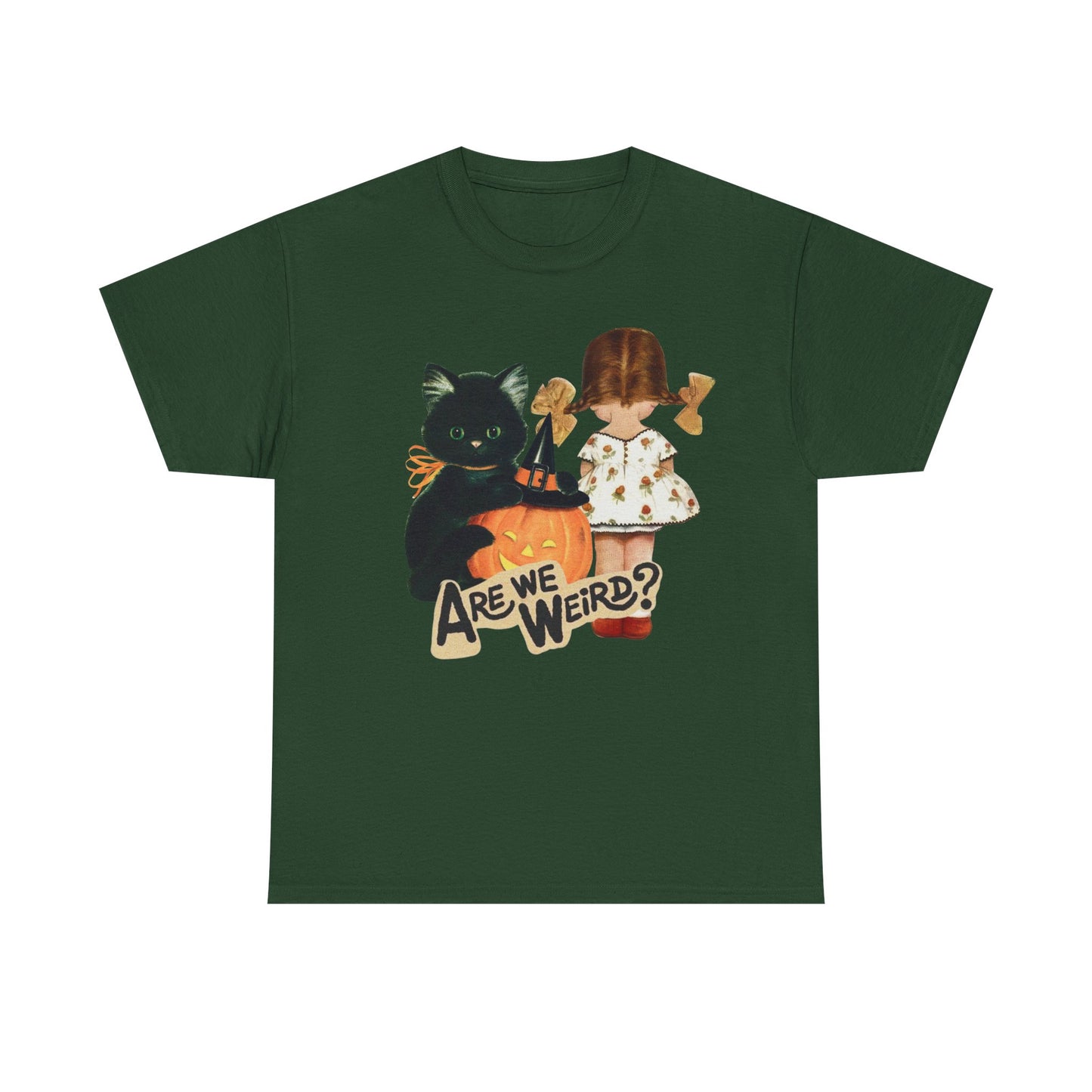 Vintage Halloween Tee, Cat Lovers Shirt, Funny Quote T-Shirt, Kitschy, Halloween Costume Tee, Unisex Cotton Top, Gift for Her