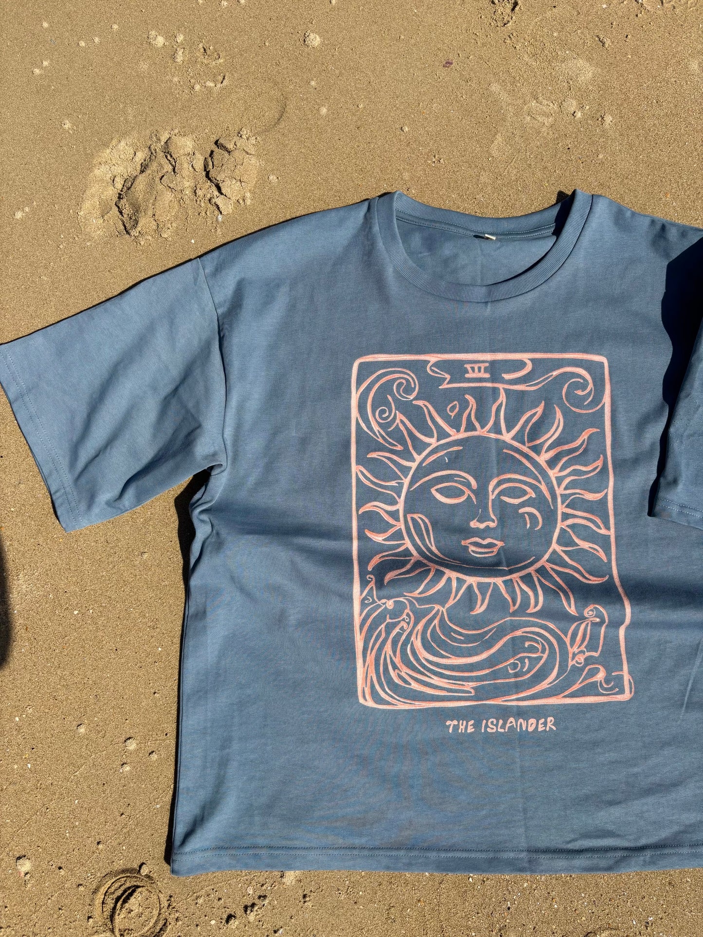 Sun Tarot - Women's Oversized T- Shirt - Heavyweight Organic Cotton