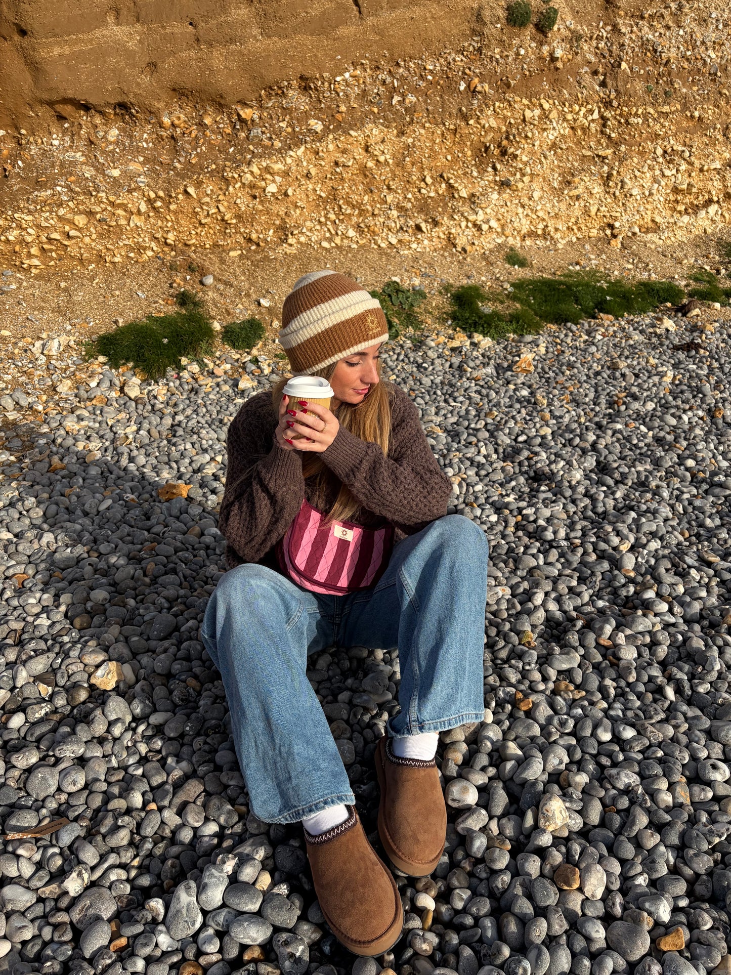 Burgundy & Pink Side Mini