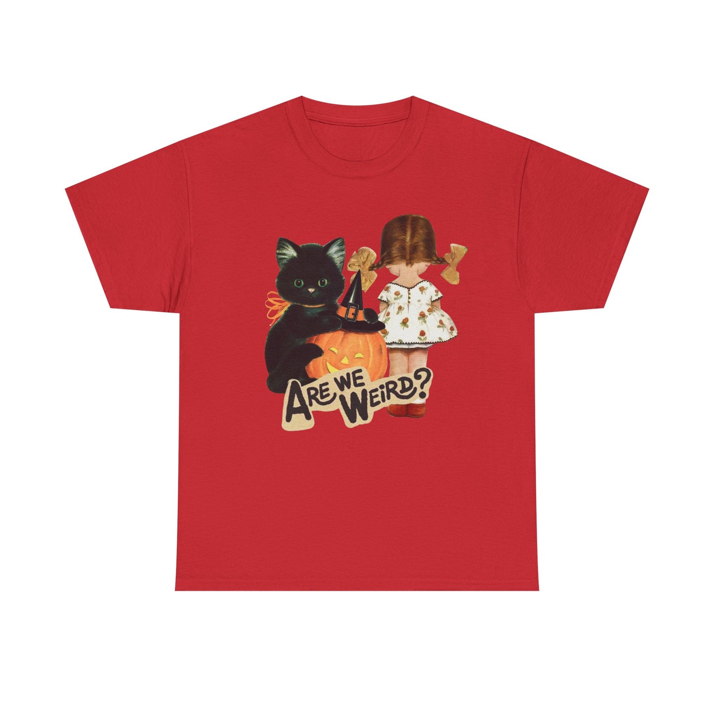 Vintage Halloween Tee, Cat Lovers Shirt, Funny Quote T-Shirt, Kitschy, Halloween Costume Tee, Unisex Cotton Top, Gift for Her