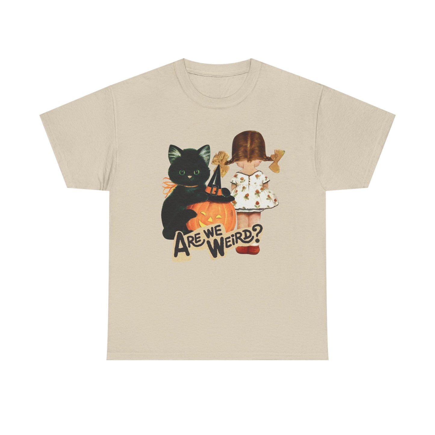 Vintage Halloween Tee, Cat Lovers Shirt, Funny Quote T-Shirt, Kitschy, Halloween Costume Tee, Unisex Cotton Top, Gift for Her