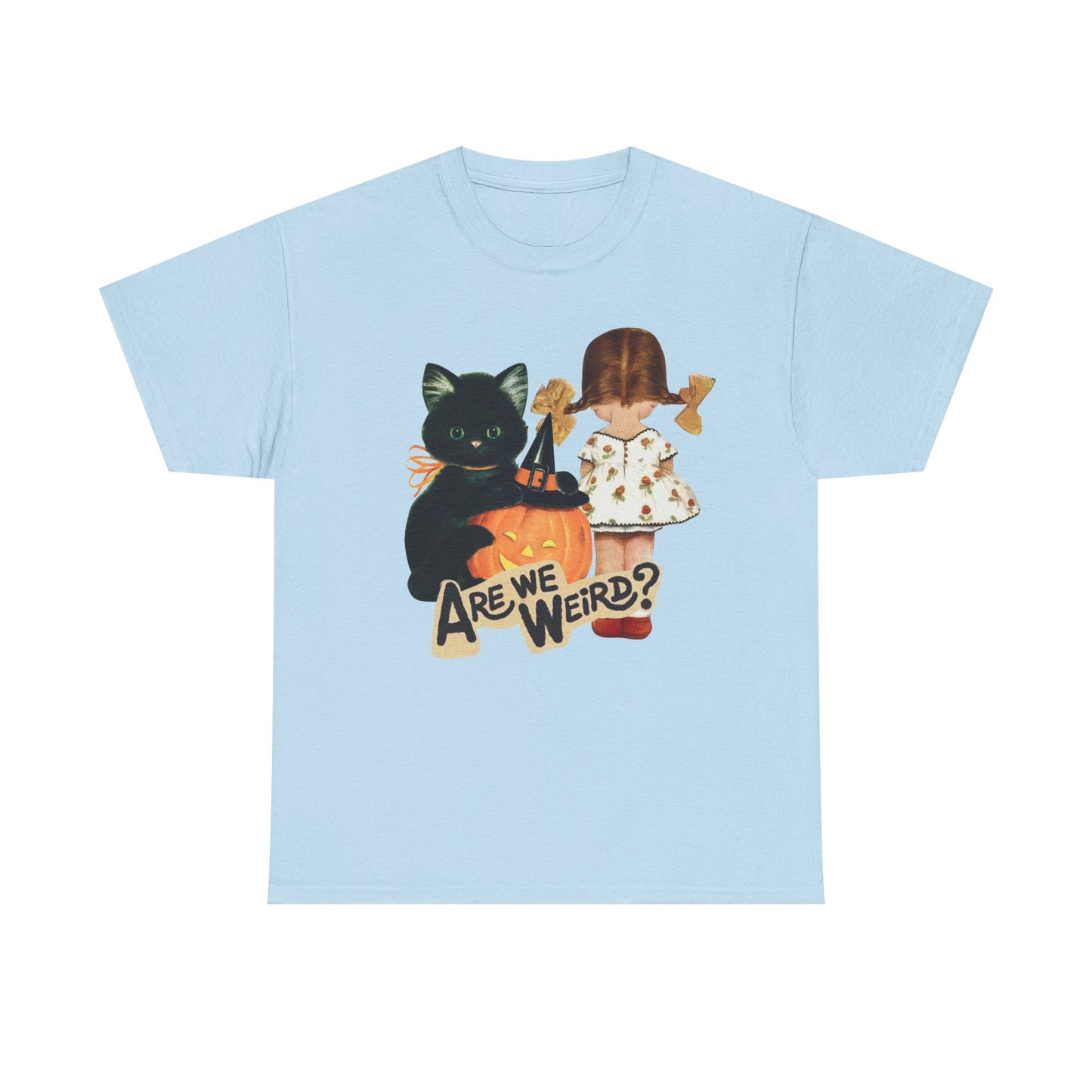 Vintage Halloween Tee, Cat Lovers Shirt, Funny Quote T-Shirt, Kitschy, Halloween Costume Tee, Unisex Cotton Top, Gift for Her