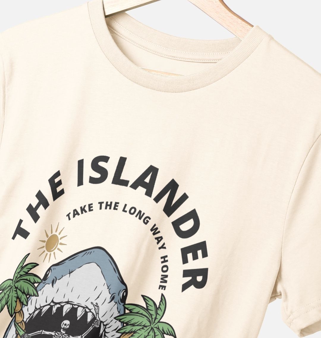 Shark graphic Tee - Unisex T Shirt - The Islander