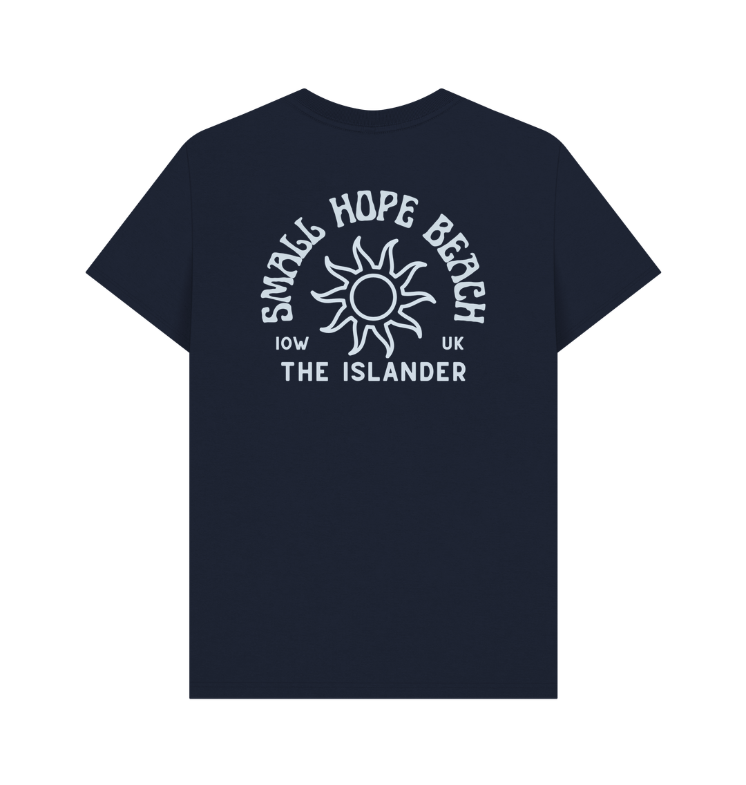 Small Hope Beach - Back Print - The Islander Unisex T Shirt