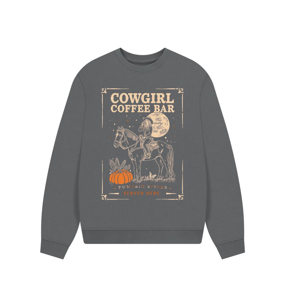 Slate Grey Printed Sweater Front