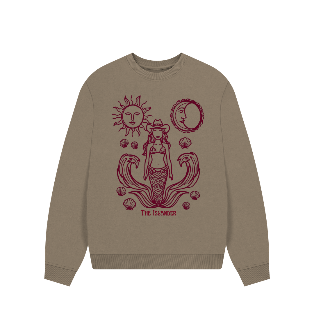 Willow Coastal Cowgirl - Women's Oversized Style Sweatshirt - Organic Cotton