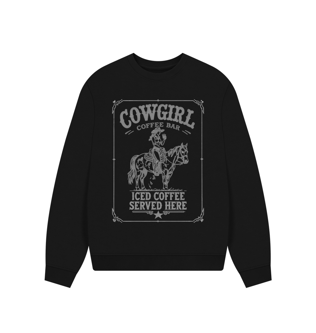 Black Printed Sweater