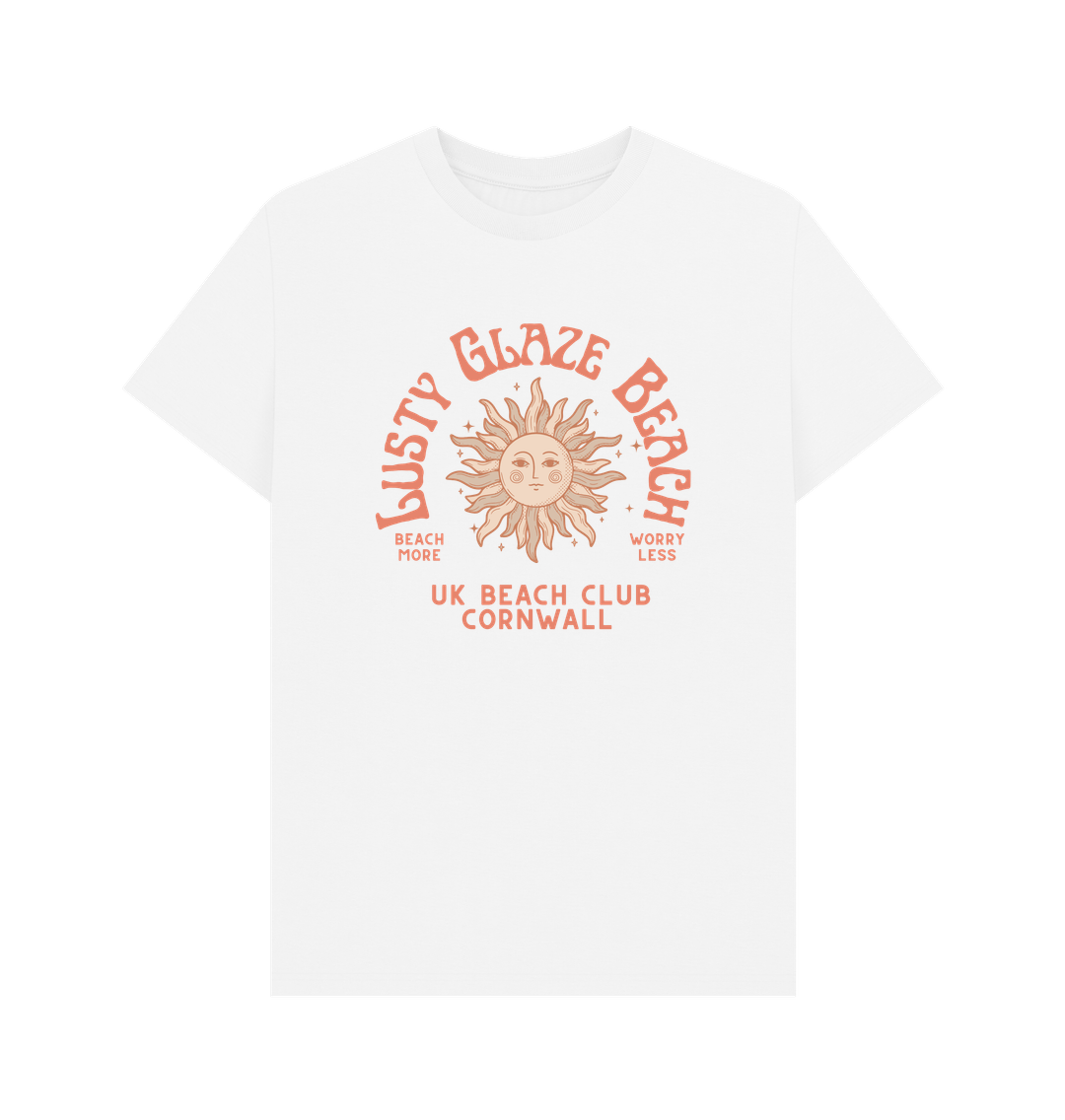 White Lusty Glaze Beach - Cornwall Beach Club - Unisex T Shirt