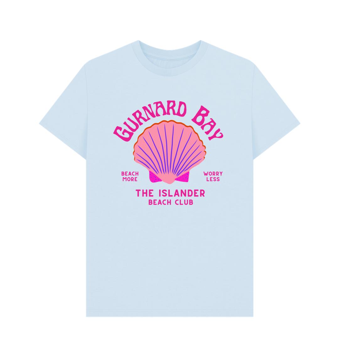 Sky Blue Printed T-shirt