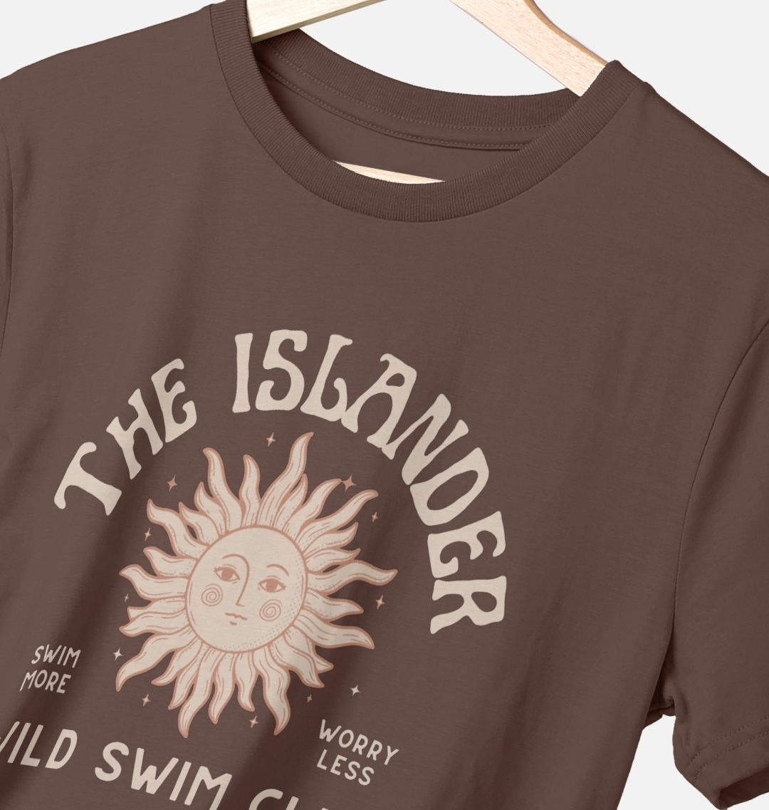 The Islander Wild Swim - Unisex T Shirt - Wild Swimming Gift