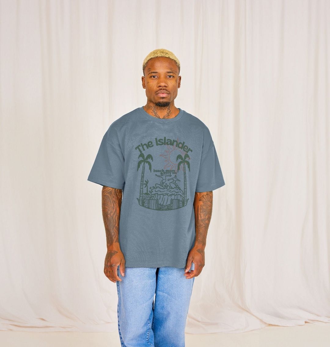 The Islander - Beach More Worry Less - Unisex Oversized Style Tshirt