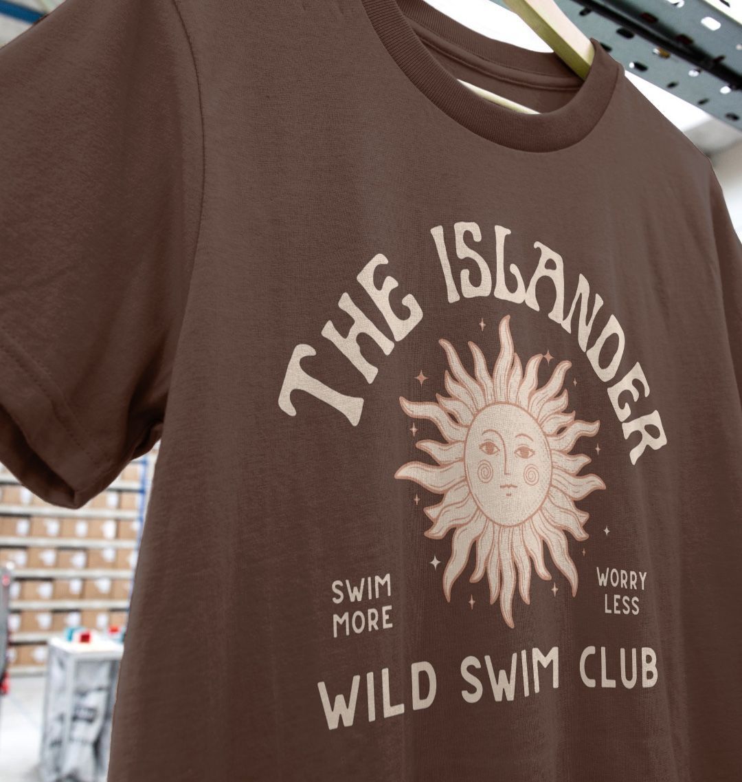 The Islander - Wild Swimming Club - Women's T shirt - Isle of Wight