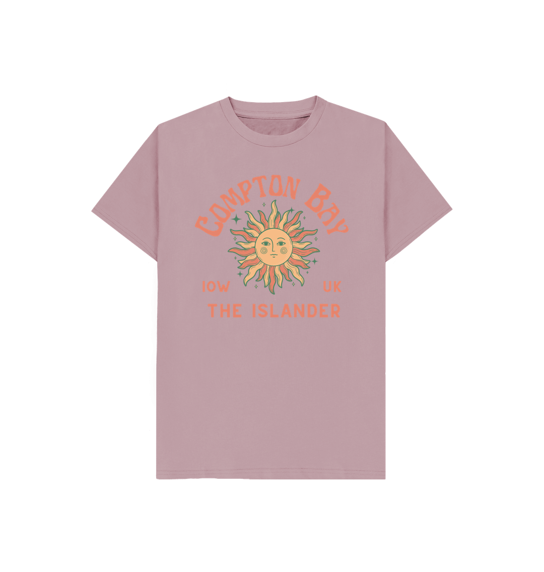 Mauve Compton Bay - Kids Tshirt - The Islander - 100% Organic Cotton