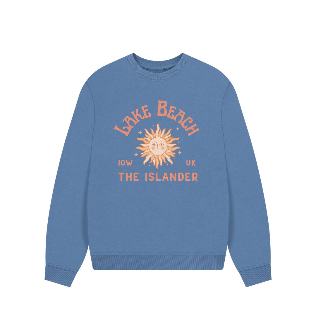 Solent Lake Beach - The Islander - Women's Oversized Style Sweatshirt