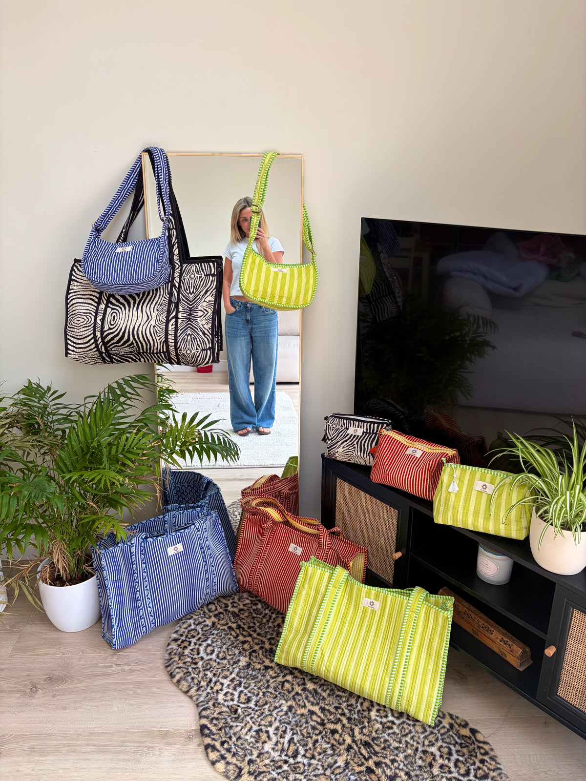 Nomad Zebra Large Tote Bag