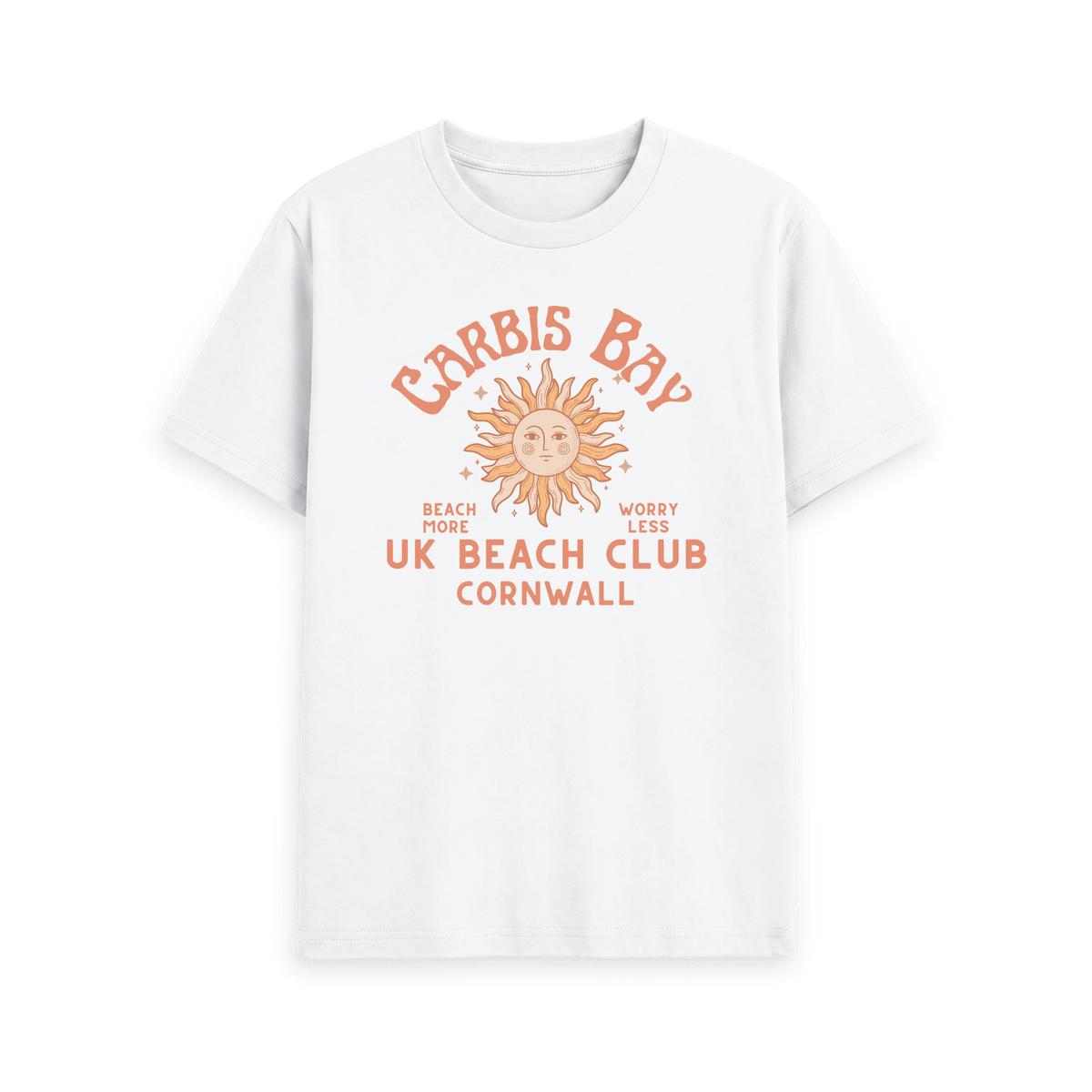 White Printed T-shirt Front