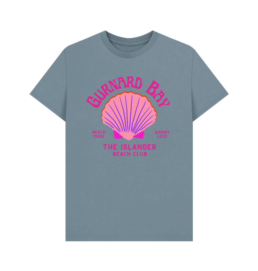 Stone Blue Gurnard Bay - Pink Beach Club - Unisex T Shirt