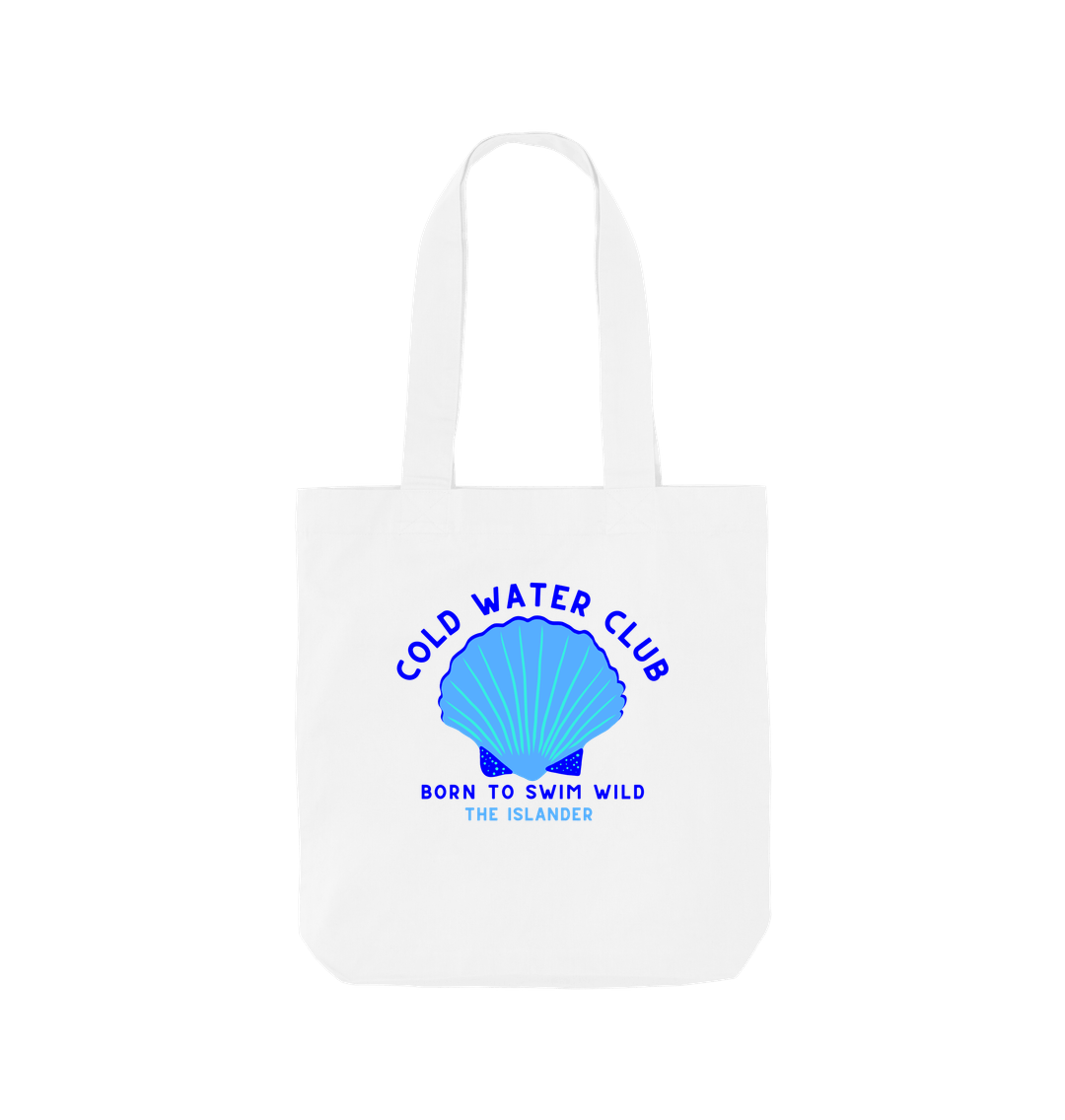 White Cold Water Club - Blue Willd Swim Club - Tote Bag