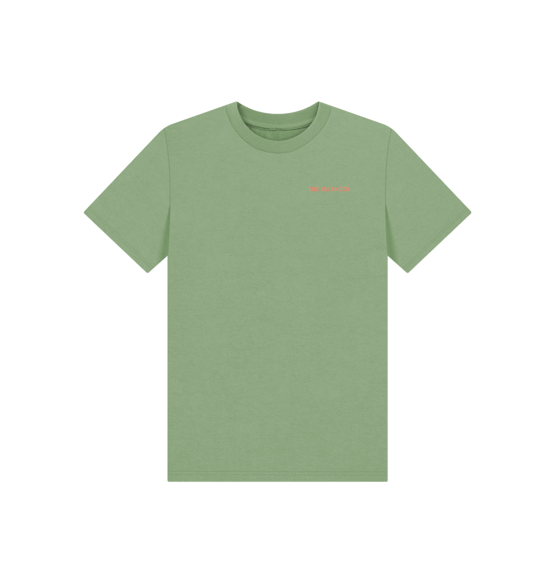 Sage Compton Bay - Kids T Shirt -  Organic Cotton - Printed Back and Front