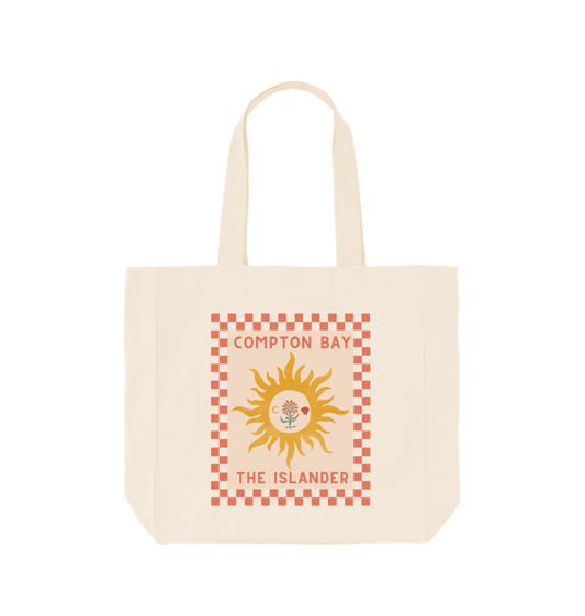 Natural Compton Bay - The Islander - Large Tote Beach Bag