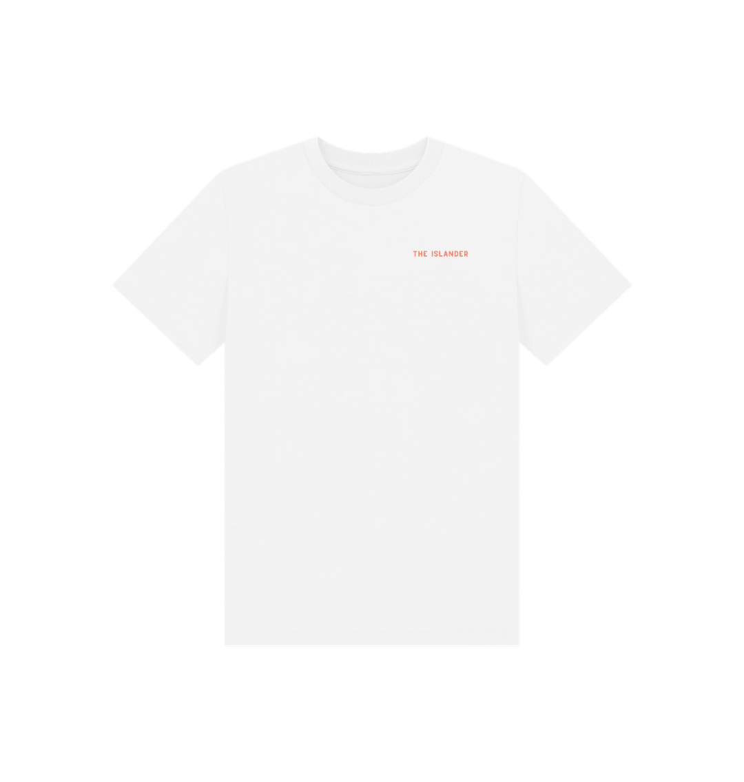 White Compton Bay - Kids T Shirt -  Organic Cotton - Printed Back and Front