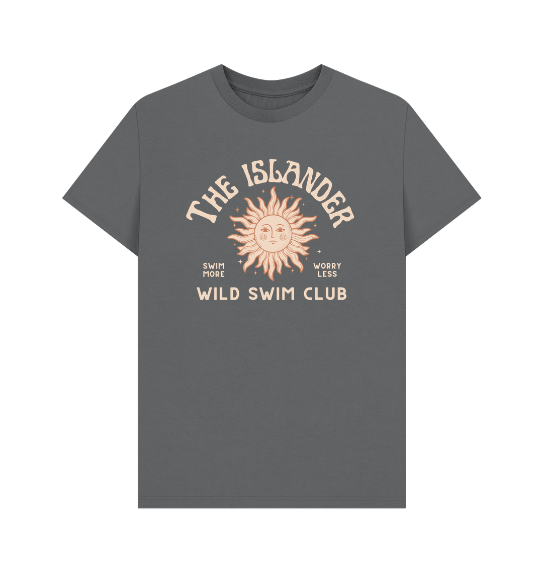 Slate Grey Printed T-shirt