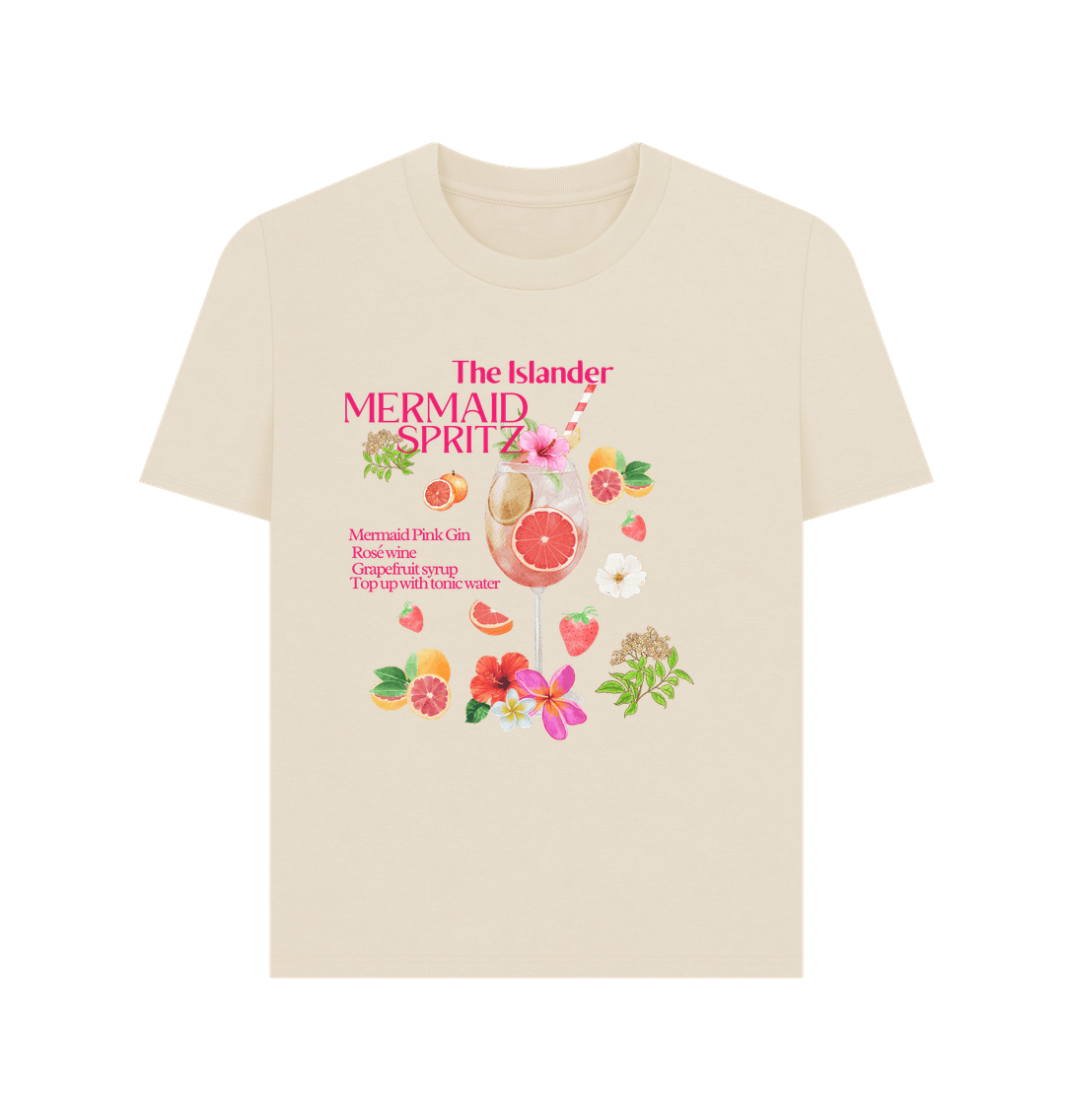 Oat Mermaid Spritz - The Islander Cocktail - Women's Tshirt - Isle of Wight