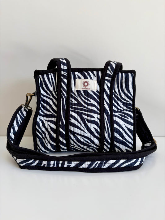 Zebra Mini Tote Bag