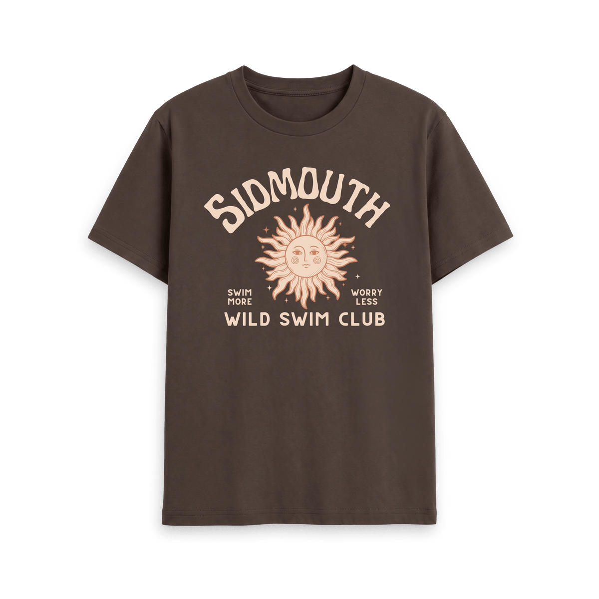 Chocolate Printed T-shirt Front