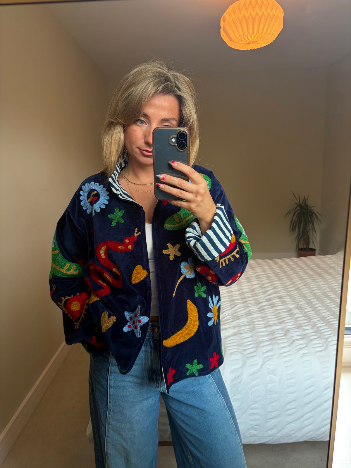 Cowgirl/Western Embroidered Velvet Jacket