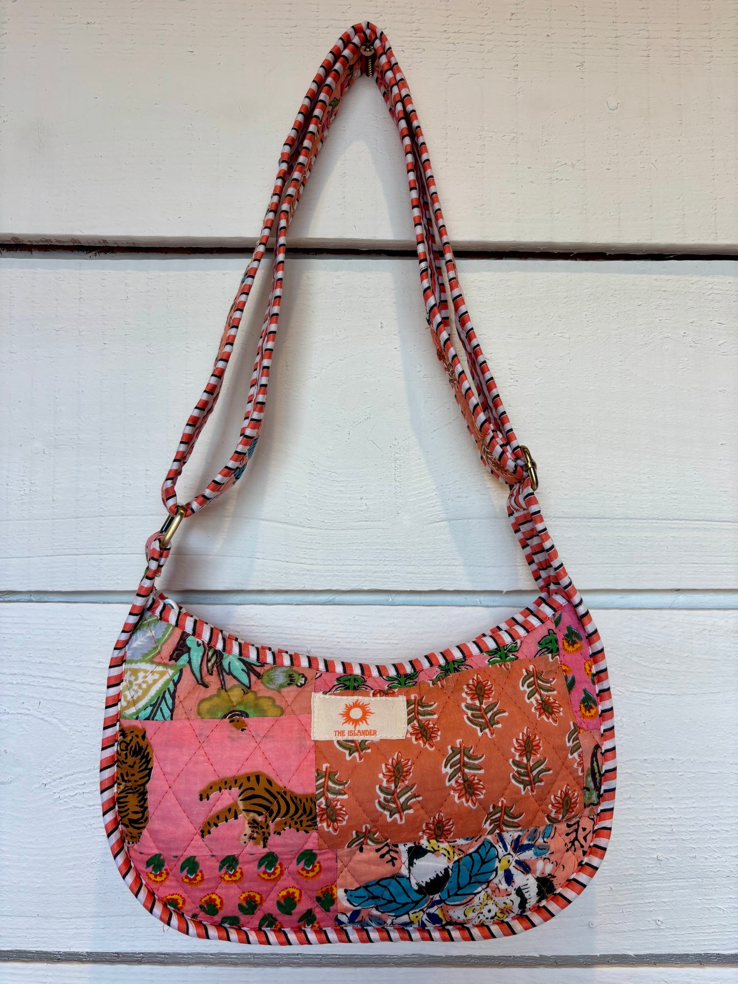 Pink/Peach Patchwork Side Mini