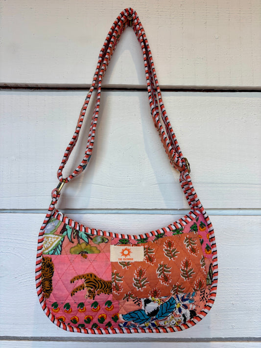 Pink/Peach Patchwork Side Mini