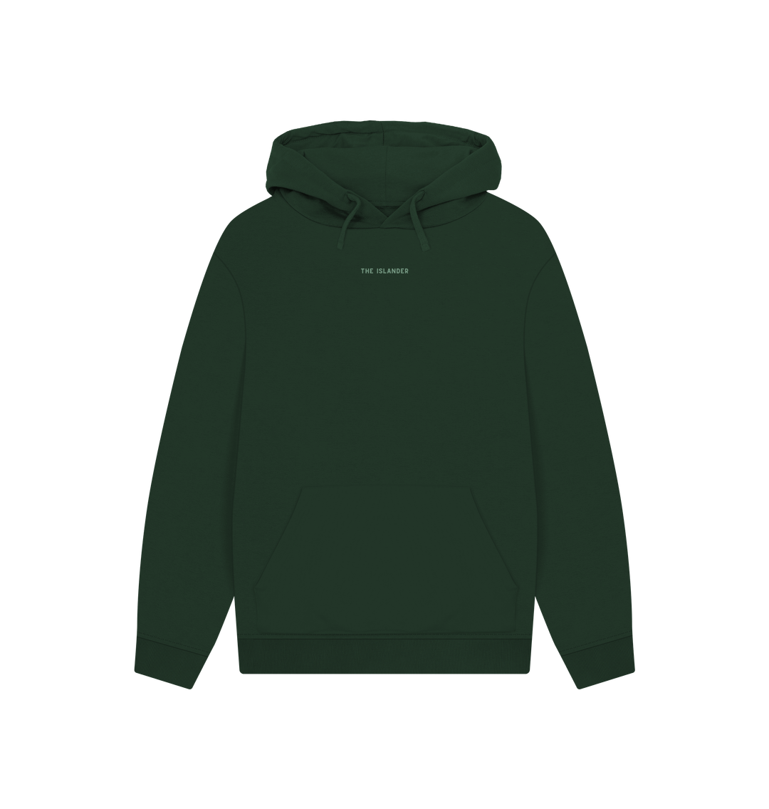 Evergreen Cold Water Club - The Islander - Unisex Oversized Fit Hoodie - Organic Cotton- Printed Back & Front