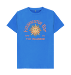 Bright Blue Freshwater Bay - Mens\/Unisex Tshirt - Sunshine and stars - The Islander